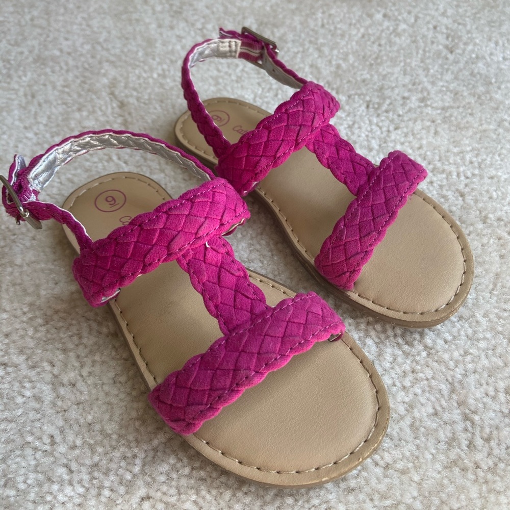 Toddler girls purple sandals